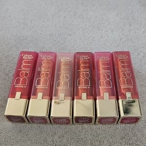 Lip Balm Set of 6 Varuous Colors. SPF/FPS 15 Protection.